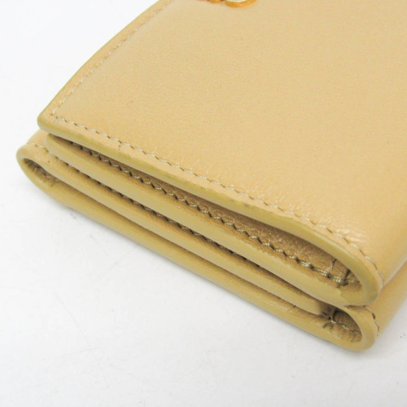Loewe Anagram Trifold Wallet Women's Leather Wallet (tri-fold) Mustard - Picture 7 of 13